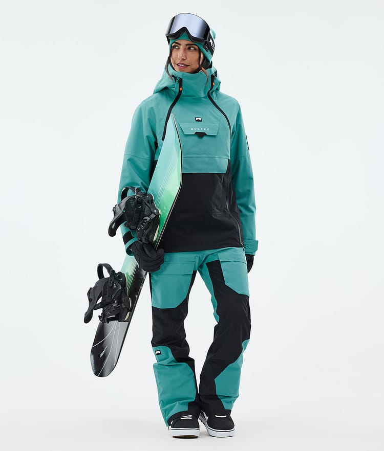 Montec Fawk W Snowboardbukse Dame Turquoise/Black, Bilde 2 av 7