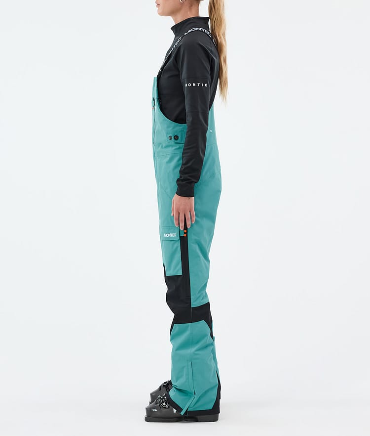 Montec Fawk W Skibukse Dame Turquoise/Black, Bilde 3 av 7