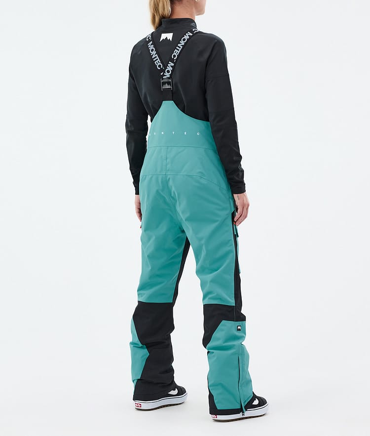 Montec Fawk W Snowboardbukse Dame Turquoise/Black, Bilde 4 av 7