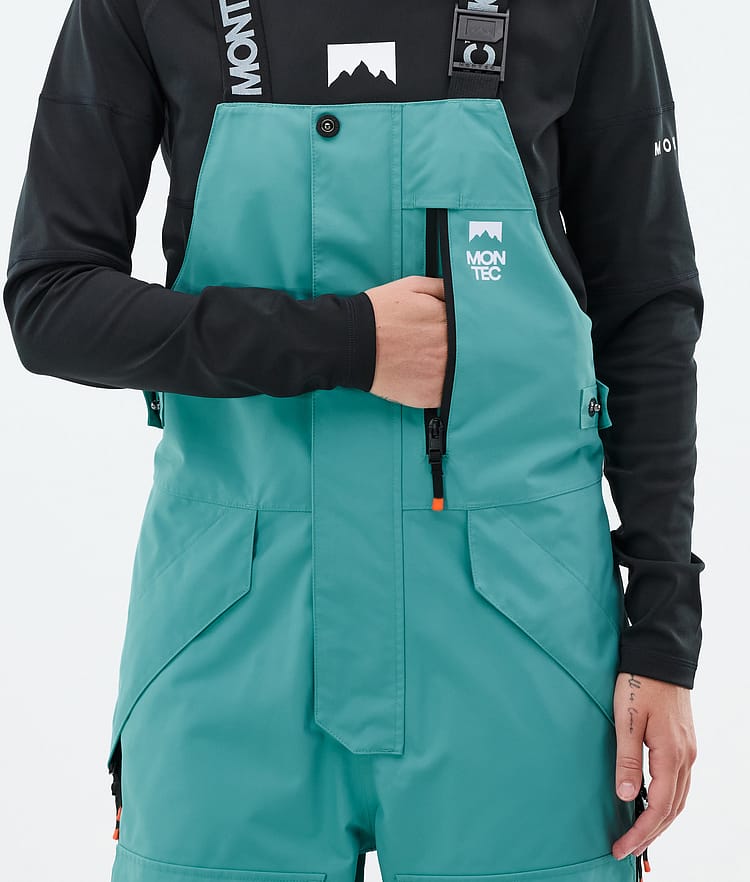 Montec Fawk W Snowboardbukse Dame Turquoise/Black, Bilde 6 av 7
