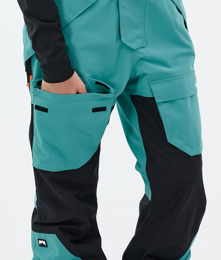 Montec Fawk W Snowboardbukse Dame Turquoise/Black, Bilde 7 av 7