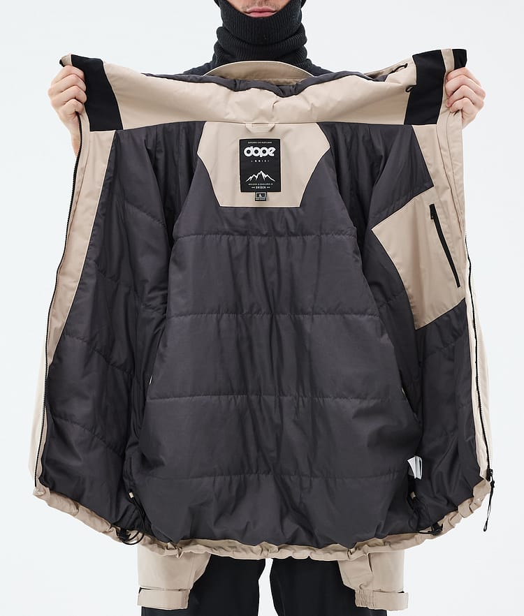 Dope Spartan Snowboardjakke Herre Sand, Bilde 8 av 8