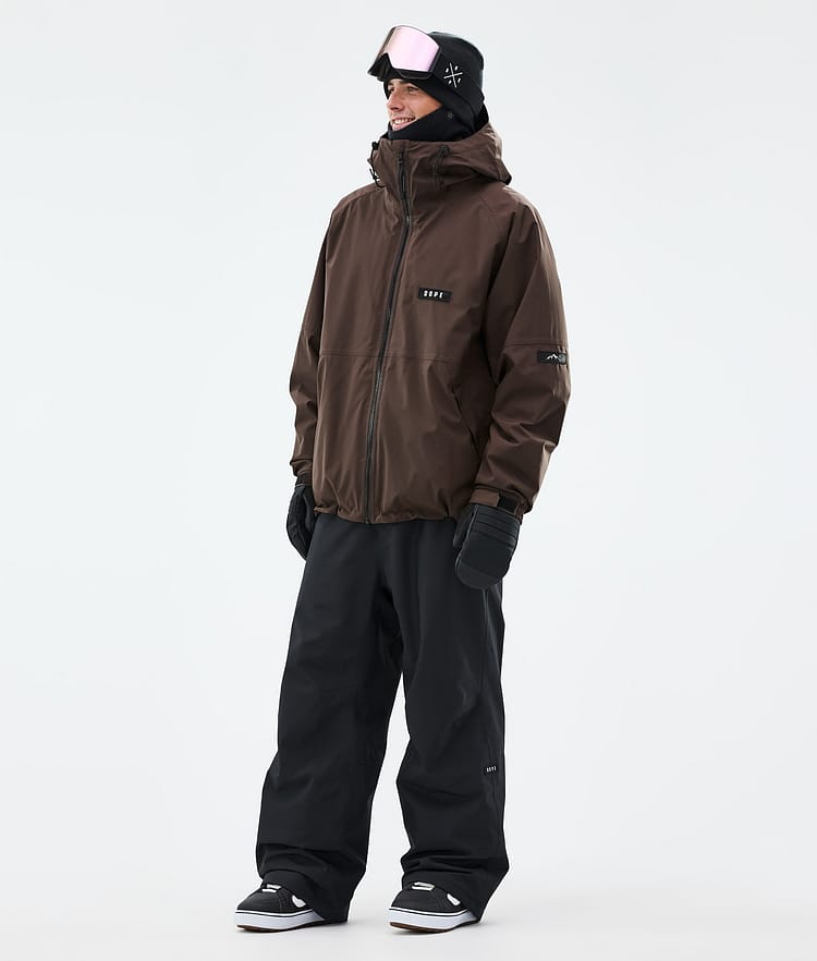 Dope Spartan Snowboardjakke Herre Dark Brown, Image 2 of 8