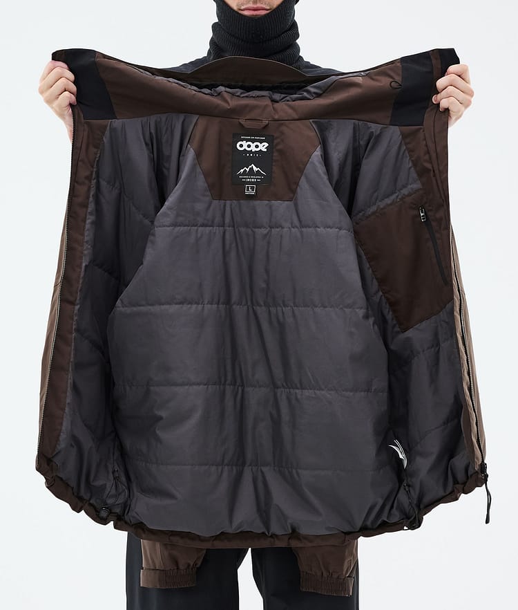 Dope Spartan Snowboardjakke Herre Dark Brown, Image 8 of 8