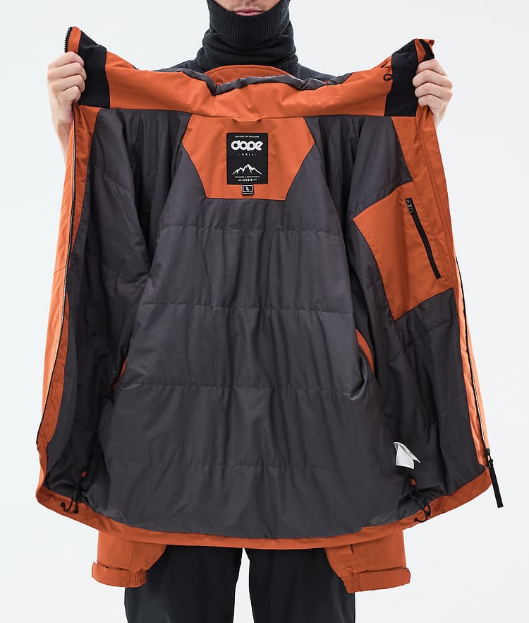 Dope Spartan Skijakke Herre Burned Orange, Bilde 9 av 9