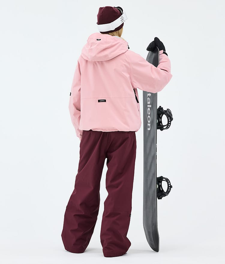 Dope Spartan W Snowboardoutfit Dame Soft Pink/Burgundy, Image 2 of 2