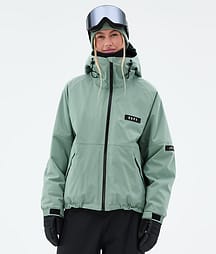 Dope Spartan W Snowboardjakke Dame Faded Green