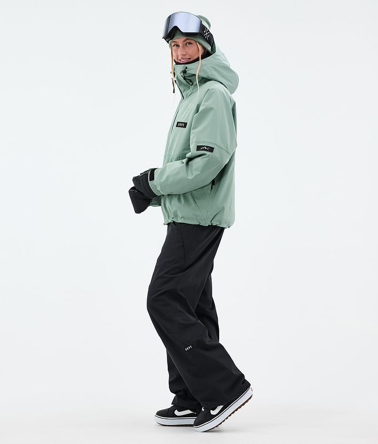 Dope Spartan W Snowboardjakke Dame Faded Green, Bilde 3 av 8