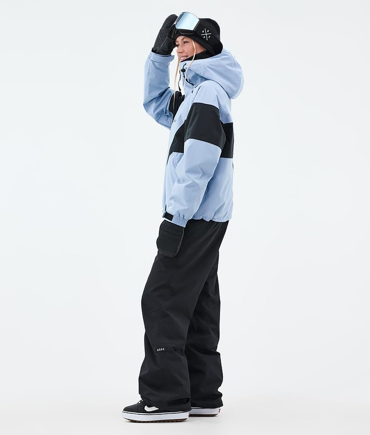 Dope Spartan W Snowboardjakke Dame Spike Light Blue/Black, Bilde 3 av 8
