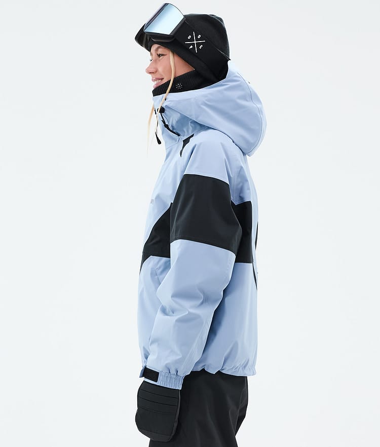Dope Spartan W Snowboardjakke Dame Spike Light Blue/Black, Bilde 5 av 8