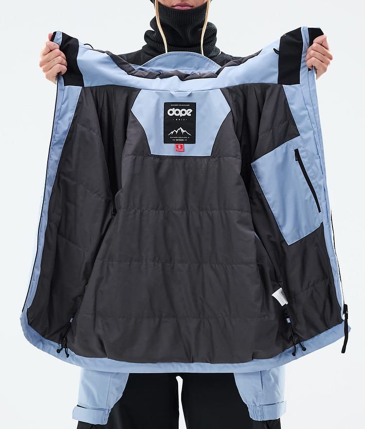 Dope Spartan W Skijakke Dame Spike Light Blue/Black, Bilde 8 av 8