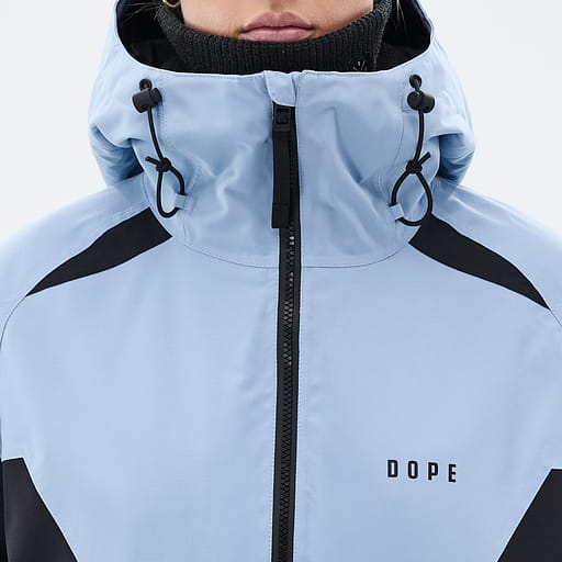 Frontglidelås med indre klaffer Hovedproduktdetaljbilde,