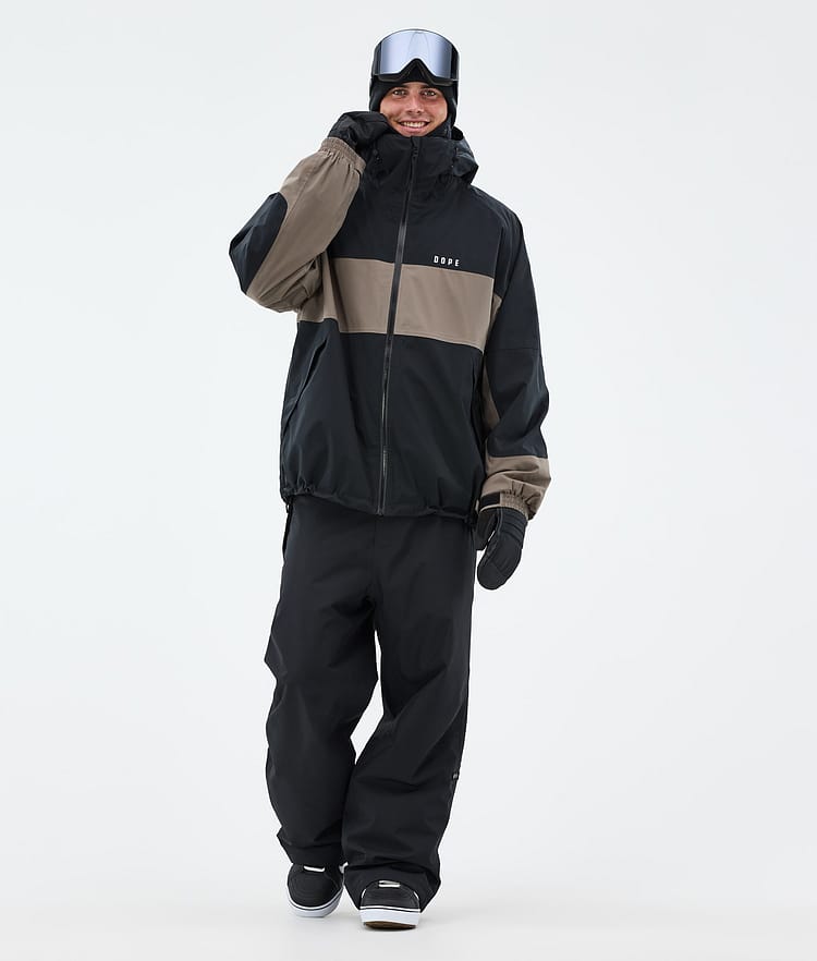 Dope Spartan Snowboardjakke Herre Stripe Black/Walnut, Bilde 2 av 8