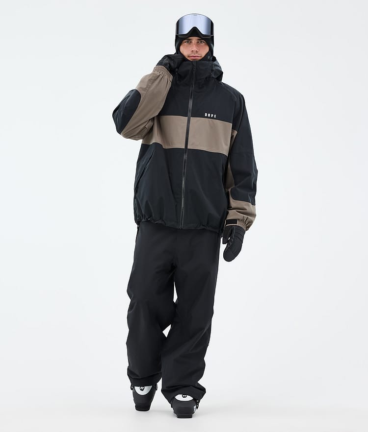 Dope Spartan Skijakke Herre Stripe Black/Walnut, Bilde 2 av 8