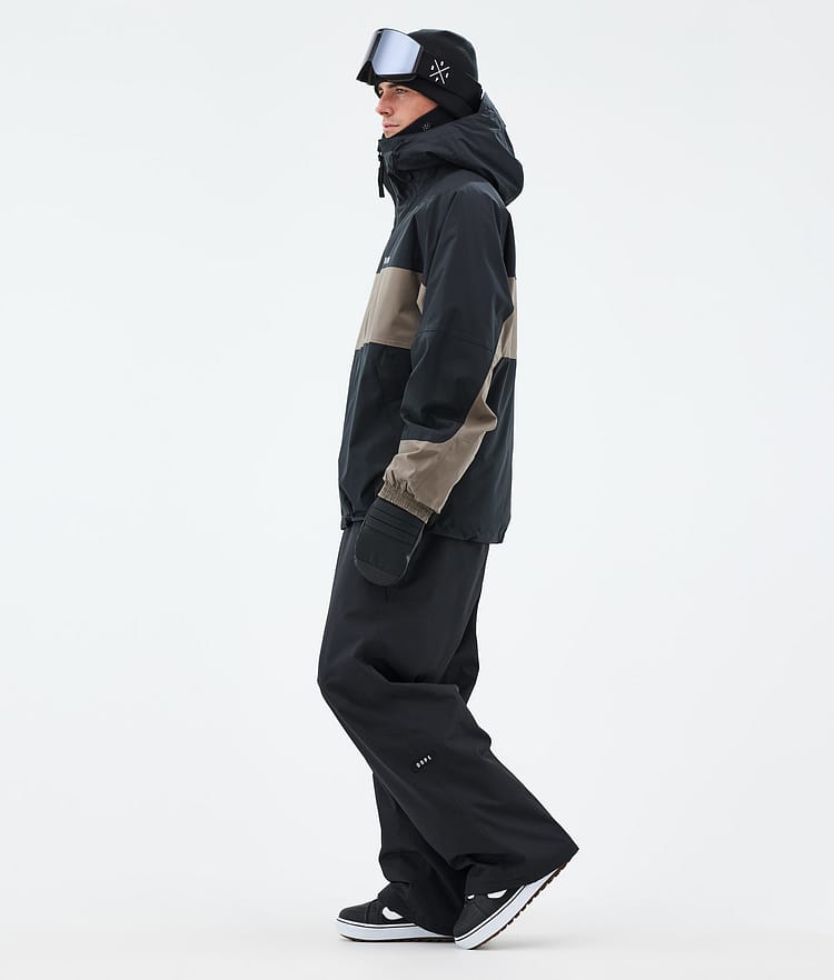 Dope Spartan Snowboardjakke Herre Stripe Black/Walnut, Bilde 3 av 8