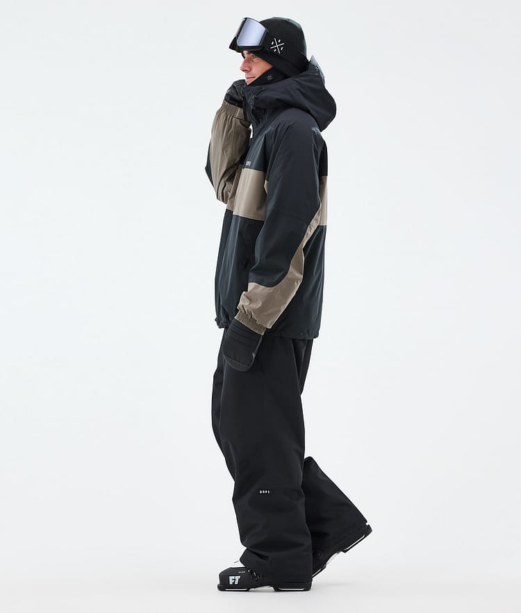 Dope Spartan Skijakke Herre Stripe Black/Walnut, Bilde 3 av 8