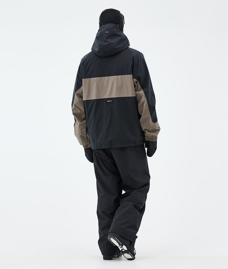 Dope Spartan Skijakke Herre Stripe Black/Walnut, Bilde 4 av 8
