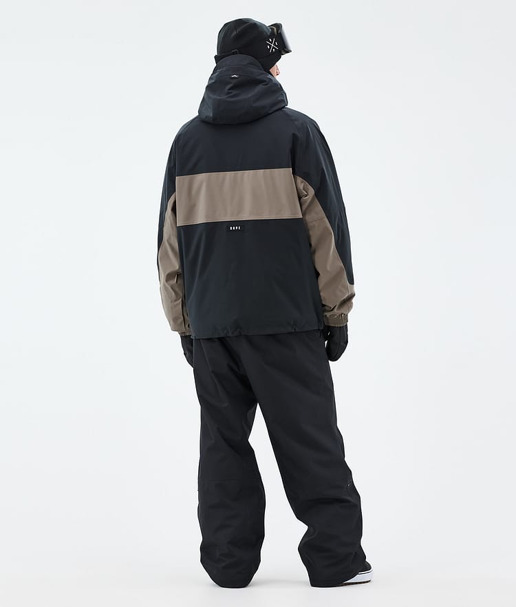 Dope Spartan Snowboardjakke Herre Stripe Black/Walnut, Bilde 4 av 8