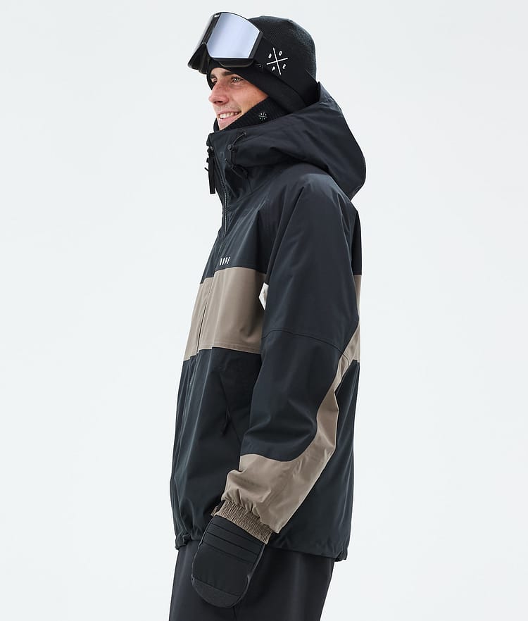 Dope Spartan Skijakke Herre Stripe Black/Walnut, Bilde 5 av 8