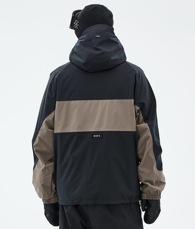 Dope Spartan Skijakke Herre Stripe Black/Walnut, Bilde 6 av 8