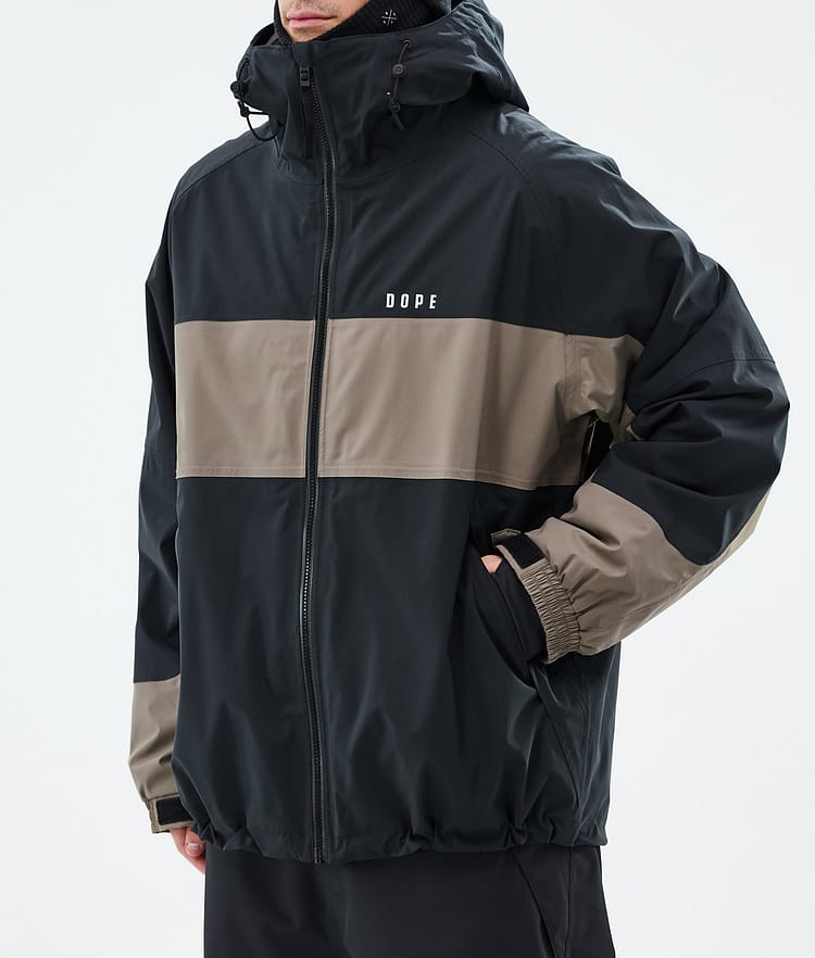Dope Spartan Skijakke Herre Stripe Black/Walnut, Bilde 7 av 8