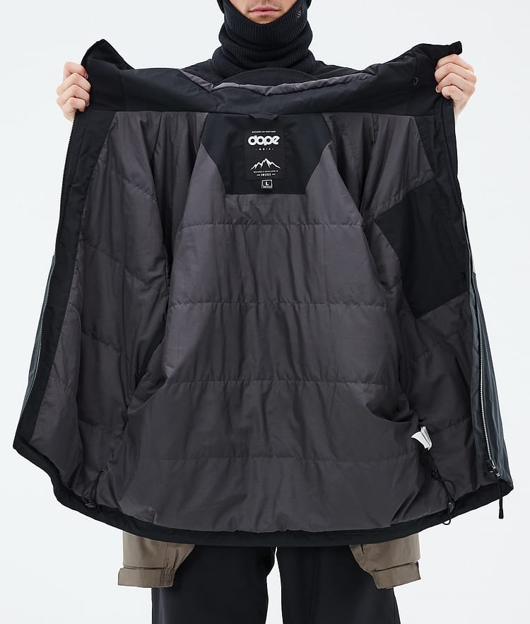 Dope Spartan Skijakke Herre Stripe Black/Walnut, Bilde 8 av 8