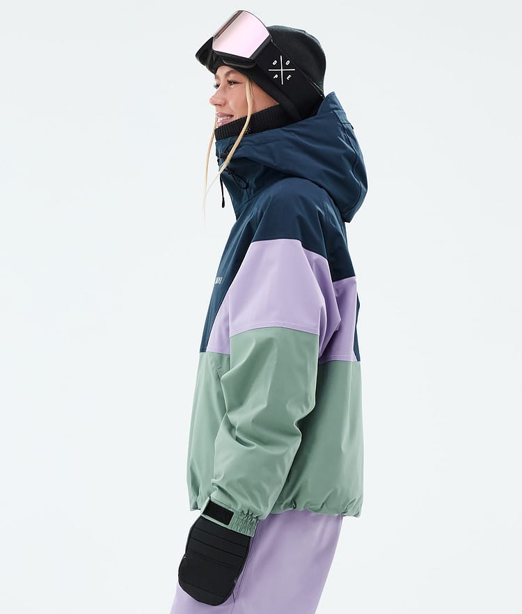 Dope Spartan W Skijakke Dame Sport Dark Blue/Faded Violet/Faded Green, Bilde 5 av 8