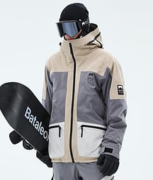 Montec Morpheus Snowboardjakke Herre Sand/Light Pearl/Light Grey