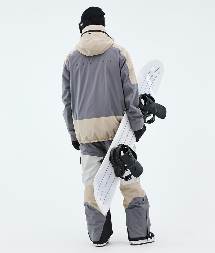 Montec Morpheus Snowboardjakke Herre Sand/Light Pearl/Light Grey, Image 3 of 9