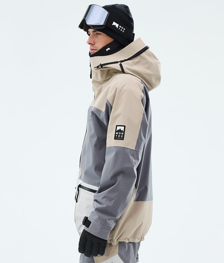 Montec Morpheus Skijakke Herre Sand/Light Pearl/Light Grey, Image 5 of 9