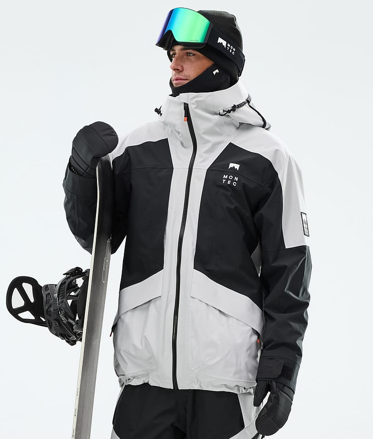 Montec Morpheus Snowboardjakke Herre Light Grey/Black, Bilde 1 av 10