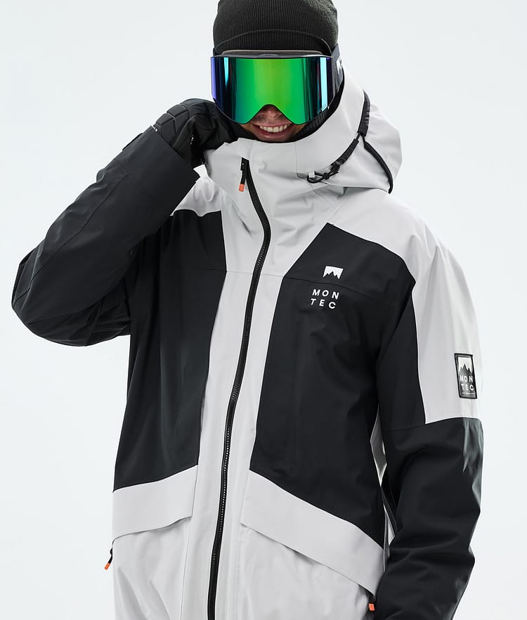 Montec Morpheus Skijakke Herre Light Grey/Black, Bilde 2 av 10