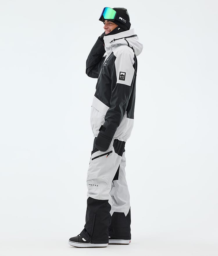Montec Morpheus Snowboardjakke Herre Light Grey/Black, Bilde 4 av 10