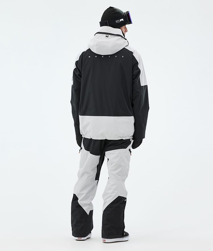 Montec Morpheus Snowboardjakke Herre Light Grey/Black, Bilde 5 av 10