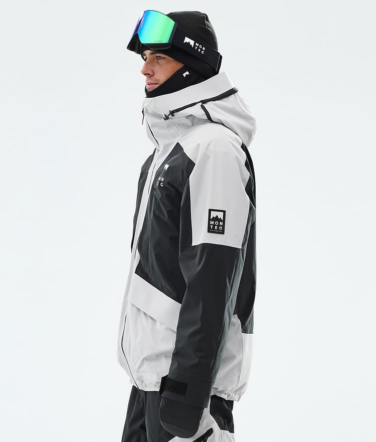 Montec Morpheus Skijakke Herre Light Grey/Black, Bilde 6 av 10