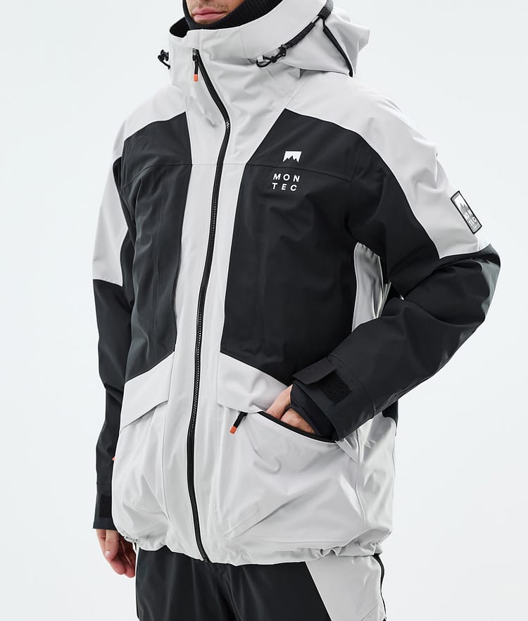 Montec Morpheus Skijakke Herre Light Grey/Black, Bilde 8 av 10
