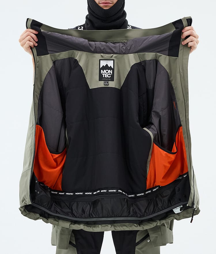 Montec Oracle Snowboardjakke Herre Greenish Renewed, Bilde 9 av 9