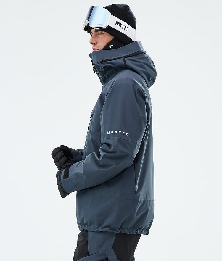 Montec Oracle Snowboardjakke Herre Metal Blue Renewed, Bilde 5 av 9