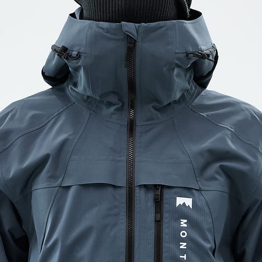 Frontglidelås med indre klaffer Hovedproduktdetaljbilde,