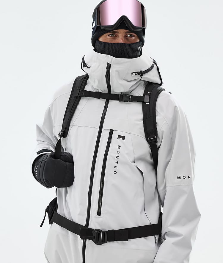 Montec Oracle Snowboardjakke Herre Light Grey, Bilde 2 av 10