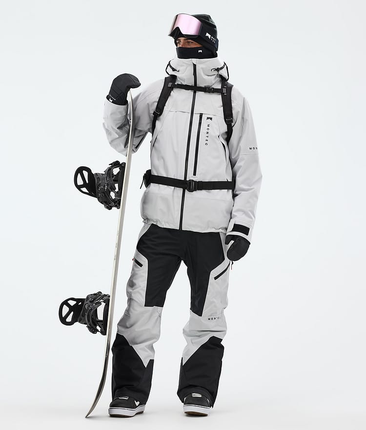Montec Oracle Snowboardjakke Herre Light Grey, Bilde 3 av 10