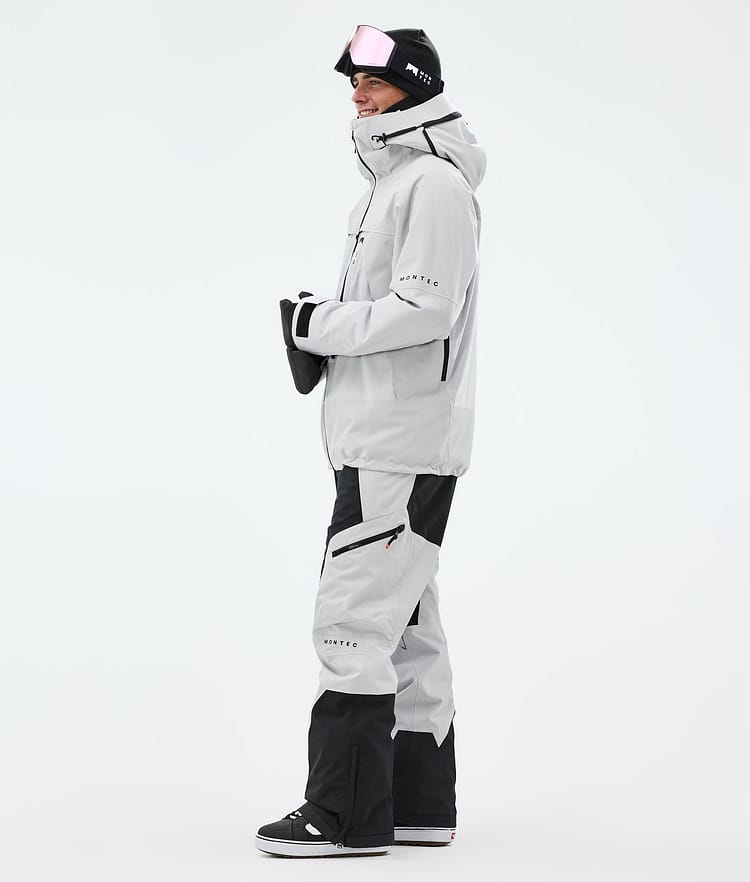 Montec Oracle Snowboardjakke Herre Light Grey, Bilde 4 av 10