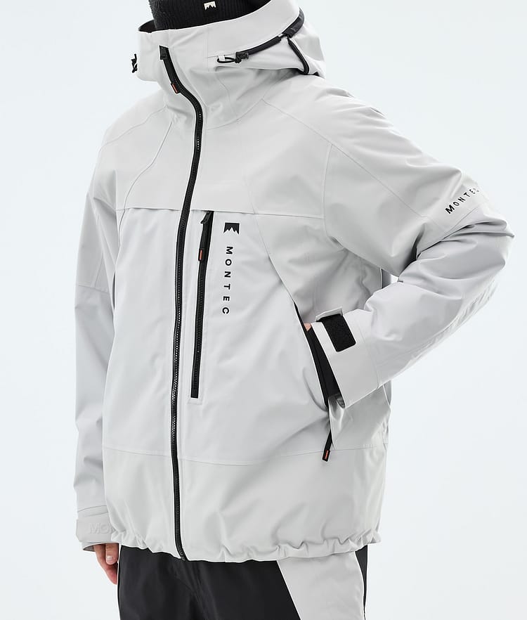 Montec Oracle Snowboardjakke Herre Light Grey, Bilde 7 av 9