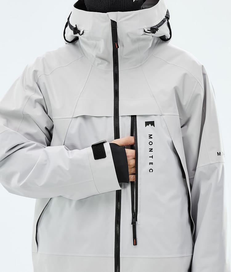 Montec Oracle Snowboardjakke Herre Light Grey, Bilde 8 av 9