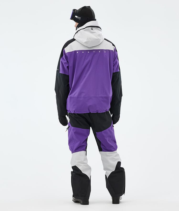 Montec Oracle Skijakke Herre Light Grey/Black/Vivid Purple, Bilde 5 av 10