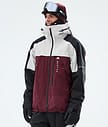 Montec Oracle Skijakke Herre Light Grey/Black/Burgundy