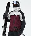 Montec Oracle Skijakke Herre Light Grey/Black/Burgundy