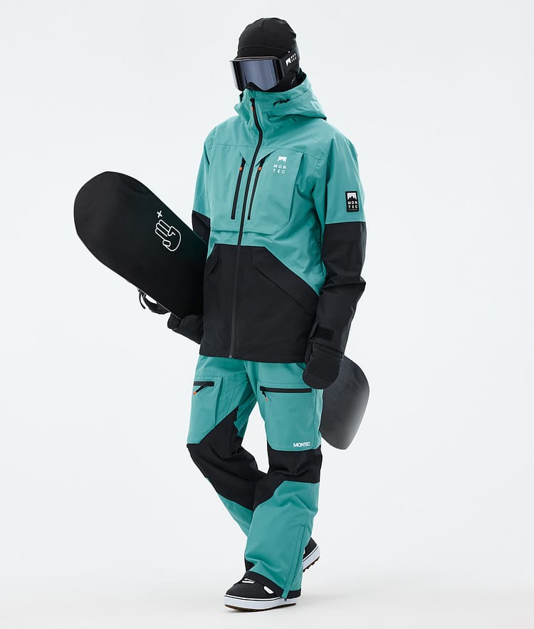 Montec Arch Snowboardjakke Herre Turquoise/Black, Bilde 3 av 10
