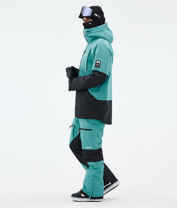 Montec Arch Snowboardjakke Herre Turquoise/Black, Bilde 4 av 10
