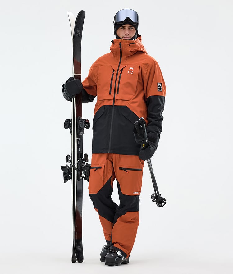 Montec Arch Skijakke Herre Burned Orange/Black, Bilde 3 av 10